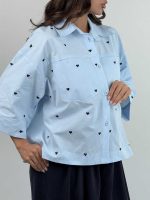 شومیز لینن HEART کد 220629 - Image 5