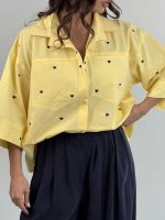 شومیز لینن HEART کد 220629 - Image 2