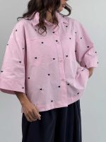 شومیز لینن HEART کد 220629 - Image 8