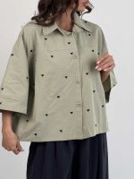 شومیز لینن HEART کد 220629 - Image 14