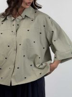 شومیز لینن HEART کد 220629 - Image 15