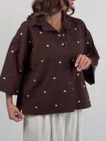 شومیز لینن HEART کد 220629 - Image 18