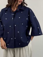 شومیز لینن HEART کد 220629 - Image 21