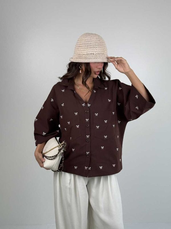 شومیز BOWTIE کد 220627