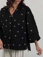 شومیز BOWTIE کد 220627 - Image 21