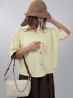 شومیز طرح جیب کد 220630 - Image 4