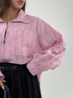شومیز راه راه MIU MIU کد 220643 - Image 2