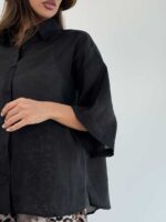 شومیز حریر آستین پاکتی کد 220638 - Image 39