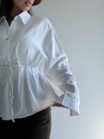 شومیز کمربنددار کد 220635 - Image 32