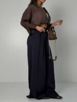 شلوار کرپ آتریسا کد 102190 - Image 8