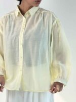 شومیز حریر چند دکمه کد 220639 - Image 7