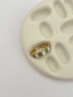 انگشتر طرحدار قلبی کد 310825 - Image 4