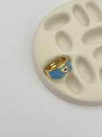 انگشتر طرحدار قلبی کد 310825 - Image 2