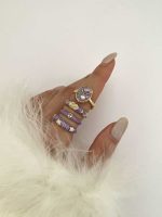 انگشتر تک نگین کد 310822