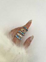 انگشتر مینا کاری کد 310807