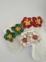 گوشواره طرح گل کد 310800 - Image 2