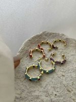 گوشواره نگین دار کد 310778 - Image 2