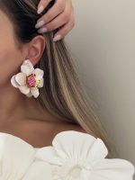 گوشواره طرح گل کد 310800