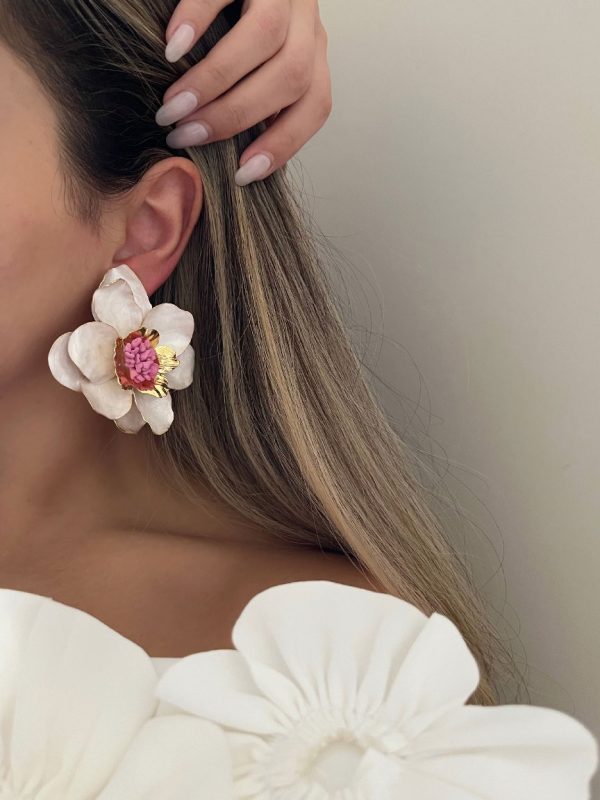 گوشواره طرح گل کد 310800