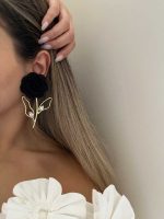 گوشواره گل رز کد 310775 - Image 3