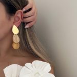 گوشواره اشکی شاینی کد 310849