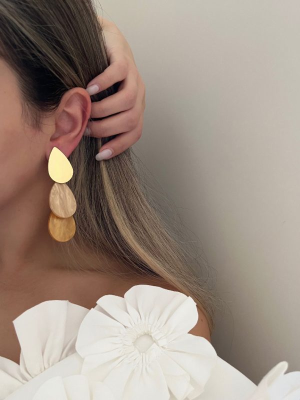 گوشواره اشکی شاینی کد 310849