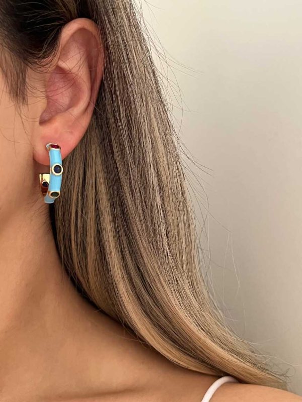 گوشواره نگین دار کد 310778