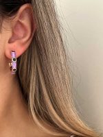 گوشواره نگین دار کد 310778 - Image 8