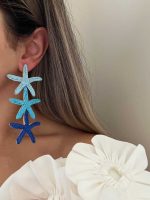 گوشواره چوبی 3 تیکه کد 310765