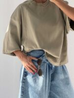 تیشرت یقه 2 تیکه کد 180657 - Image 9
