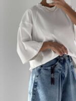 تیشرت یقه 2 تیکه کد 180657 - Image 5