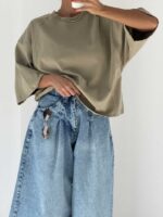 تیشرت یقه 2 تیکه کد 180657 - Image 8