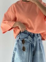 تیشرت یقه 2 تیکه کد 180657 - Image 2