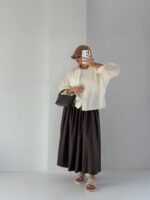 شومیز شیشه ای پیله ای کد 220666 - Image 21