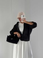شومیز شیشه ای پیله ای کد 220666 - Image 23