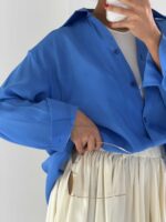 شومیز شیشه ای پیله ای کد 220666 - Image 6