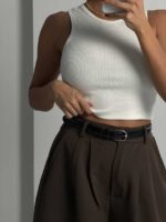 کراپ یقه گرد کد 180663 - Image 2