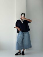 تیشرت نیم زیپ یقه مردانه کد 180649 - Image 4