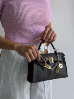 کیف دستی HERMES قفل دار کد 280517 - Image 5