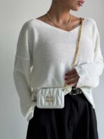 مینی کیف چروک MIU MIU کد 280522 - Image 6
