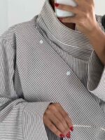 شومیز راه راه 2 تیکه کد 220673 - Image 10