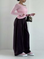شلوار کتان روژا کد 102270 - Image 6