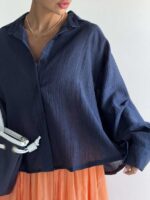 شومیز پیله ای آرالیا کد 220686 - Image 19