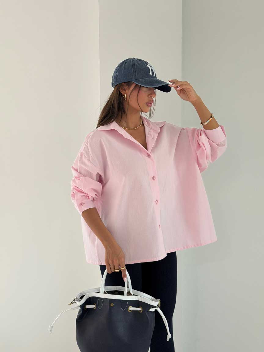 IMG_2001 شومیز لینن پشت چاک کد 220631 - Image 1