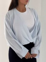 شومیز و کراپ پادینا کد 220685 - Image 11