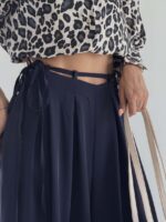شلوار کمرکش بنددار کد 102304 - Image 8