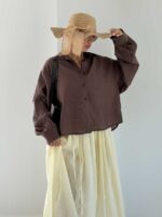 شومیز پیله ای آرالیا کد 220686 - Image 28