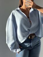 شومیز PERRY جلو گره کد 220698 - Image 8