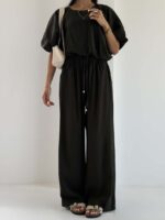 ست تیشرت و شلوار یقه گرد PERRY کد 160950 - Image 4
