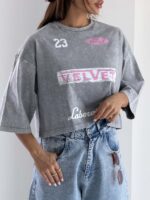 تیشرت نیم تنه VELVET کد 180772 - Image 11